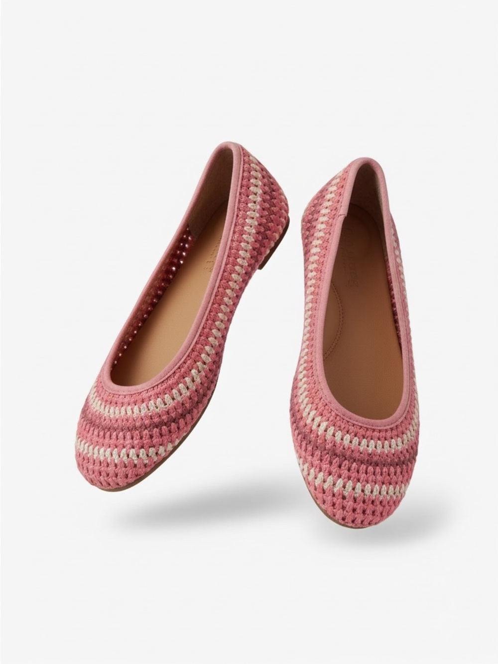 gentle souls  by Kenneth Cole Pink Woven Slip-On Loafers New